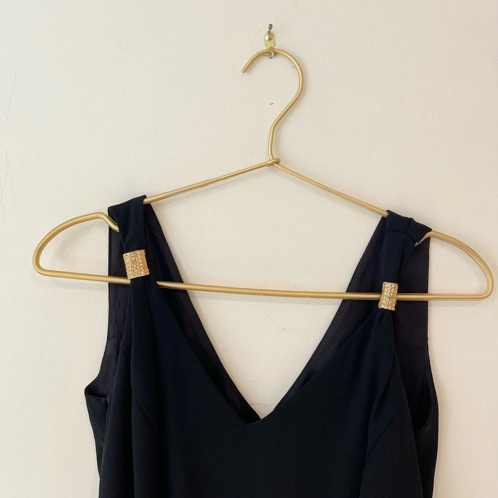 Rampage vintage black 1990s dress with rhinestone - Picture 2 of 6